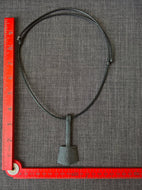 Larg Thors hammer mjolnir pendant necklace hand forged iron viking