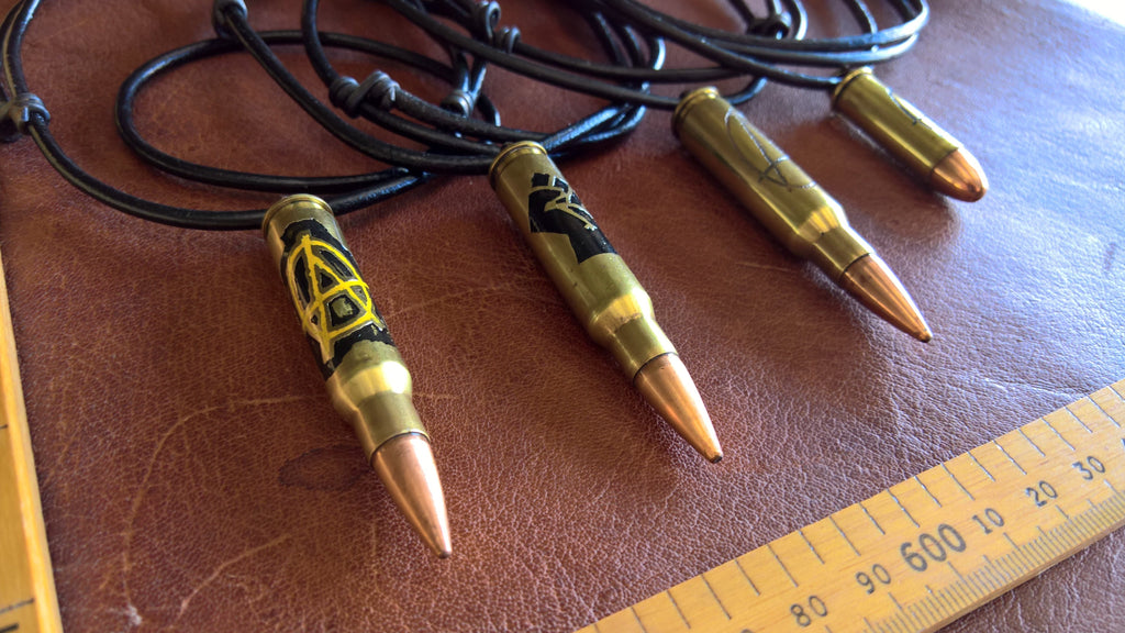 Bullets On String Bulk assorted bullet pendants Anarchist Antifa – Scale Solutions