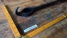 Fire tongs Heavy weight forged wrought iron blacksmith handmade rustic designer poker tool