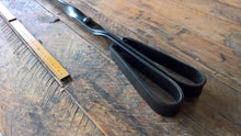 Fire tongs Heavy weight forged wrought iron blacksmith handmade rustic designer poker tool