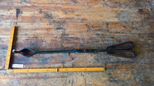 Fire tongs Lighter weight forged wrought iron blacksmith handmade rustic designer poker tool