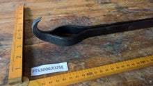 Fire tongs Lighter weight forged wrought iron blacksmith handmade rustic designer poker tool