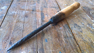 Wand forged iron sawtooth oak wood handmade wicca magic craft Pagan Witch spell spirituality twist