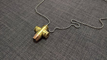 Real Bullet necklace .45 AUTO hollow point cross crucifix christian