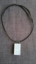 large double sided statement pendant necklace fordite / detroit agate