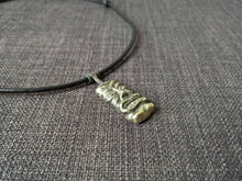 Tiki tribal pendant necklace hand cast bronze
