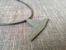Large Thors hammer mjolnir pendant necklace hand forged iron norse