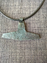 Large Thors hammer mjolnir pendant necklace hand forged iron norse