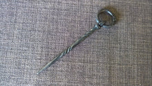 Cloak ring pin fibula viking Norse medieval forged iron blacksmith reenactment LARP cosplay