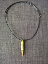 Power fist real bullet necklace
