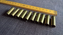 lot 38 special full metal jacket bullet brass x10 jewelry supply findings casings shell craft