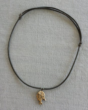 Pisces Fish pendant necklace hand cast bronze