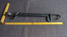 larg trammel fire jack cooking camping forged wrought iron blacksmith bbq handmade